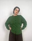 Kindred Cable Cardigan - Herb Green