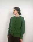 Kindred Cable Cardigan - Herb Green