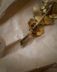 Vintage - Damascene Stem Brooch