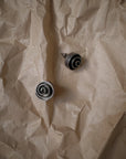 Vintage - Silver Swirl Earrings