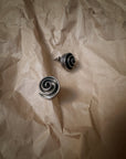 Vintage - Silver Swirl Earrings