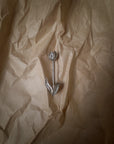 Vintage - Silver Tulip Brooch