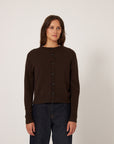 Kindred Cable Cardigan - Cocoa ( Sample )