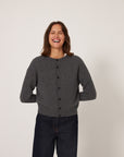 Kindred Cable Cardigan - Shadow Grey