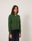 Kindred Cable Cardigan - Herb Green