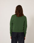 Kindred Cable Cardigan - Herb Green
