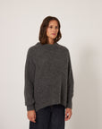 Campfire Raglan Knit - Shadow Grey