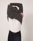 Campfire Raglan Knit - Shadow Grey
