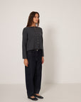 Doll's Reversible Cardigan - Shadow Grey