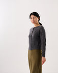Fleur Cardigan - Shadow Grey
