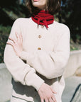 Daisy Scarf - Cherry