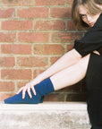 Possum Merino Socks - Cobalt Blue