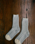 Yin & Yang Sock - Pearl & Creme Toe