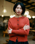 Kindred Cable Cardigan - Amber