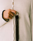 Trimmed Doll's Reversible Cardigan - Ivory & Black