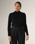 Essence Fine Turtleneck - Black