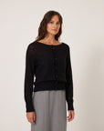 Fleur Cardigan - Black
