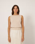 Star Vest - Creme
