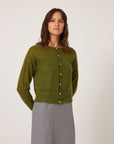 Fleur Cardigan - Peridot Green