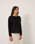Feather Knit - Black