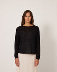 Feather Knit - Black