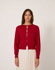 Anni Cardigan - Cherry