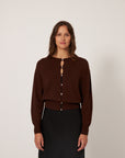 Anni Cardigan - Chestnut