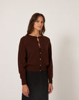 Anni Cardigan - Chestnut