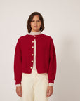 Loft Cardigan - Cherry
