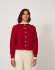 Loft Cardigan - Cherry