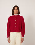 Loft Cardigan - Cherry