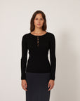 Form Top - Black