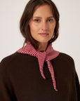 Daisy Scarf - Cherry Stripe