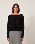 Fleur Cardigan - Black