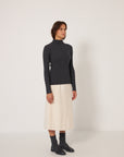 Heart Turtle Neck - Shadow Grey