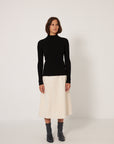 Heart Turtle Neck - Black