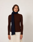 Heart Turtle Neck - Chestnut