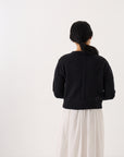 Kindred Cable Cardigan - Almost Black (Sample Color)
