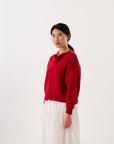 Loft Cardigan - Cherry