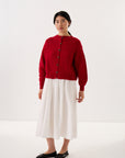Loft Cardigan - Cherry