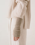 Fingerless Gloves - Natural