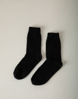 Possum Merino Socks - Black (Francie X PSS Collaboration)