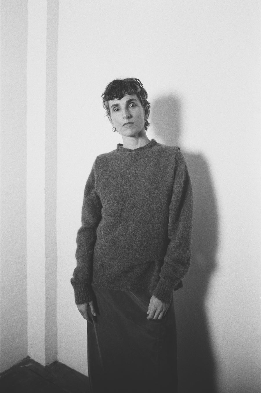 Campfire Raglan Knit - Shadow Grey