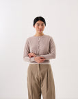Anni Cardigan - Shitake (Prototype)