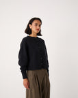 Loft Cardigan - Almost Black