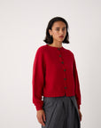 Loft Cardigan - Cherry