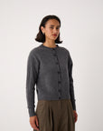 Kindred Cable Cardigan - Shadow Grey