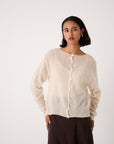 Fleur cardigan - Creme