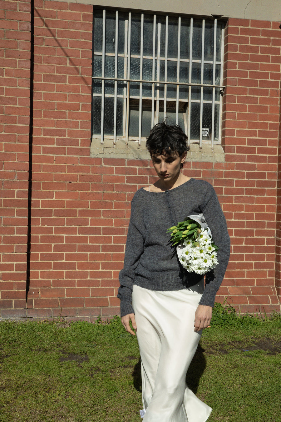 Fleur Cardigan - Shadow Grey