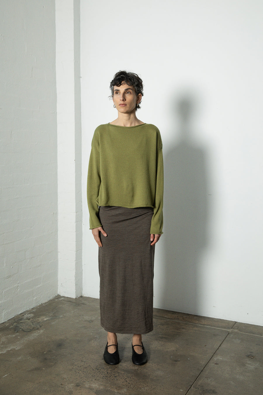 Doll's Reversible Cardigan - Peridot Green